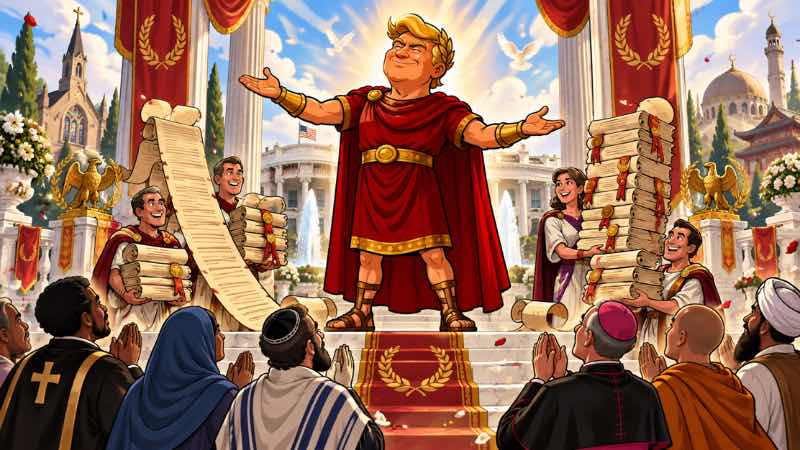 Grafik: 250 Glaubenssiege für Trumpius Caesars Imperium