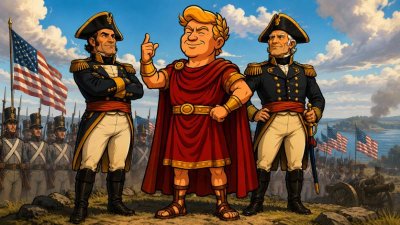 Trumpius Caesar und die Schlacht von Chippawius – Als die Rotröckius das große Staunen lernten