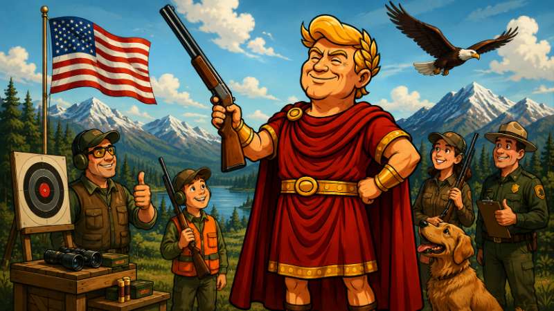 Grafik: Trumpius Caesar und der Monat des großen Peng