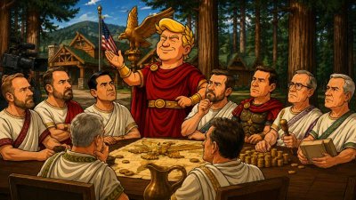 Trumpius Caesar Summons the Imperial Council at Camp Davidius