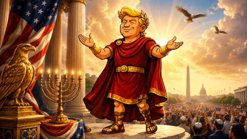 Trumpius Caesar feiert Amerikas Freiheits-Schabbat