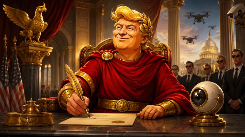 Image: Trumpius Caesar Expands the Imperial Eye