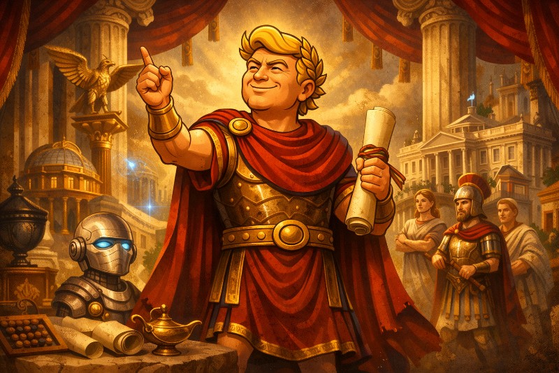 Trumpius Caesar and the Great AI School Council – When Algorithms Enter the Classroom