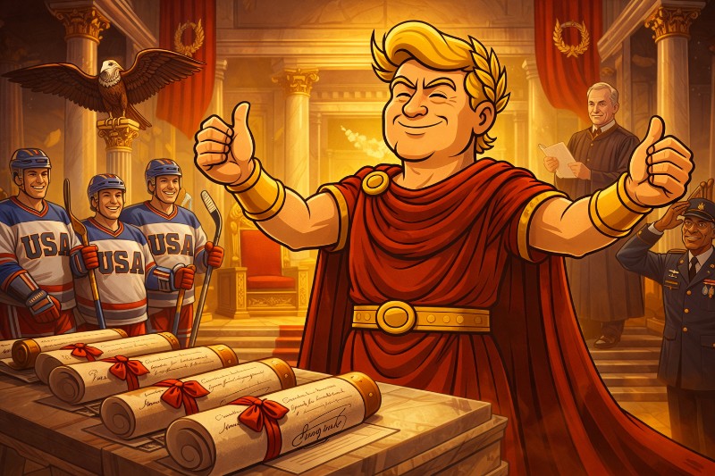 Trumpius Caesar and the Five Golden Laws of Glory