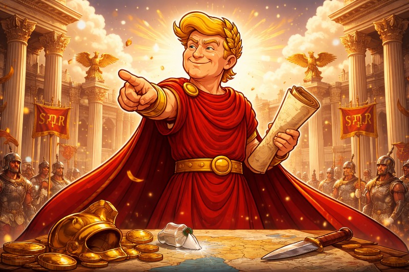 Trumpius Caesar and the Salt-Grain Apocalypse