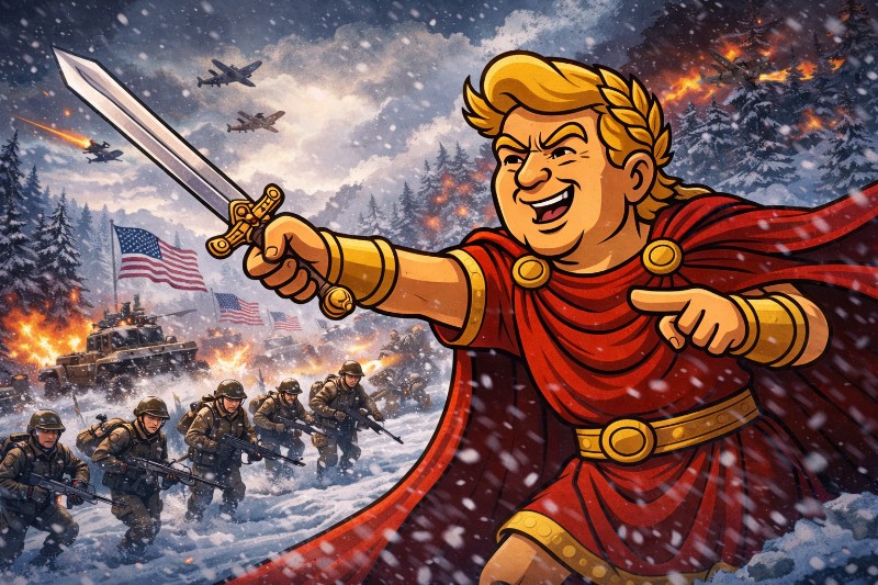 Trumpius Caesar and the Frozen Triumph of Freedom
