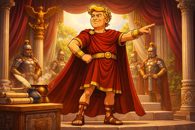 Trumpius Caesar and the Decree of the Eternal Border Shield