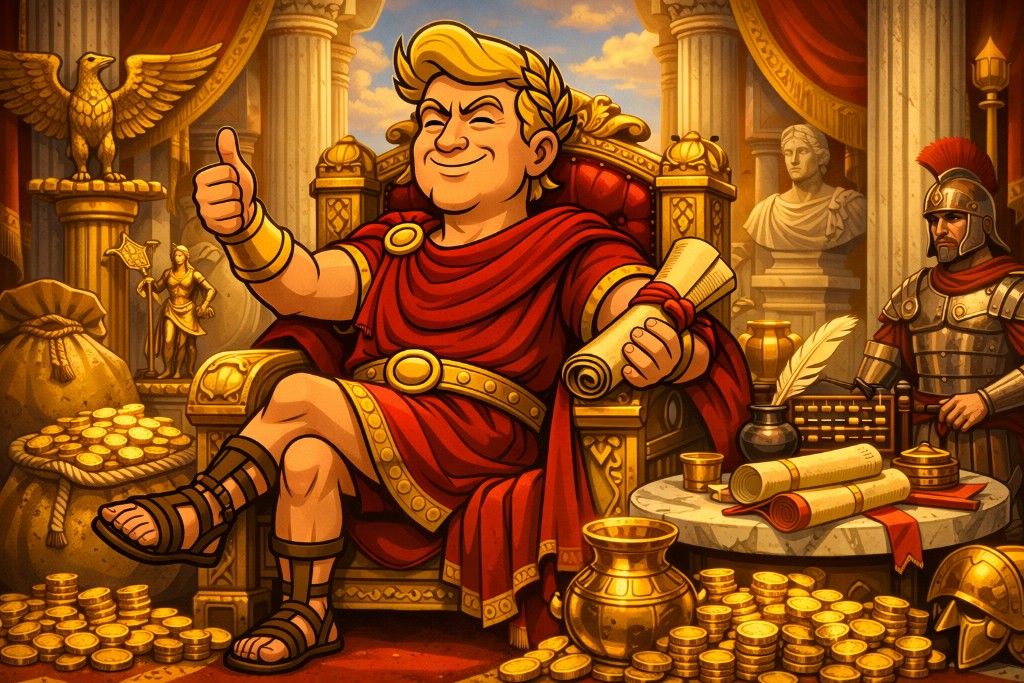 Imperial Gold Pay Edict: Trumpius Caesar Reorders America’s Pay Legions