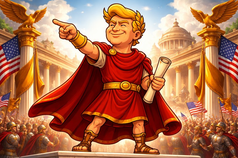 Trumpius Caesar Signs the Law of Ultimate Imperial Security