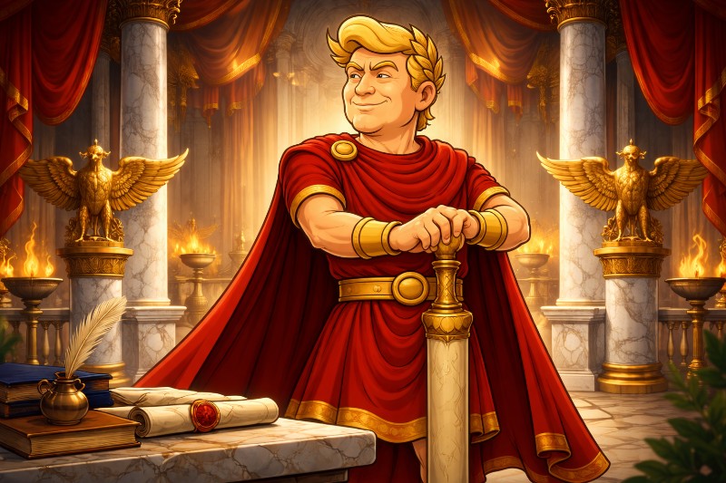 When History Hesitates: Trumpius Caesar’s Imperial Audit of American Truth
