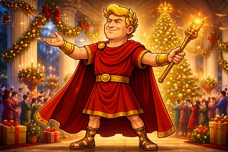 Trumpius Caesar and the Great Volunteer Empire: How Christmas 2025 Was Decorated Into History