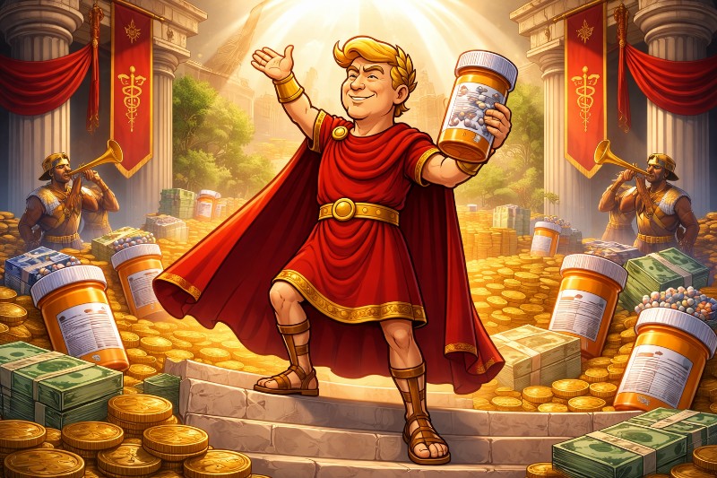 Trumpius Caesar and the Fall of the Golden Gods of Medicine