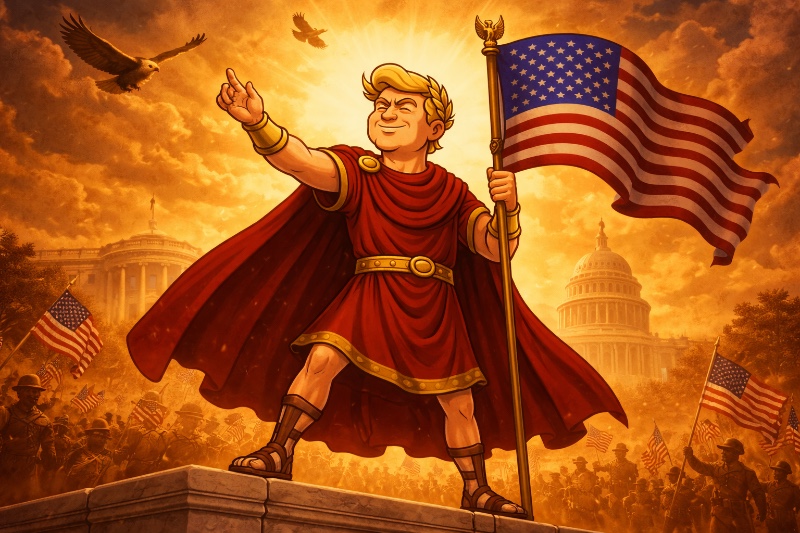 Trumpius Caesar and the Oath of the Eternal Flag