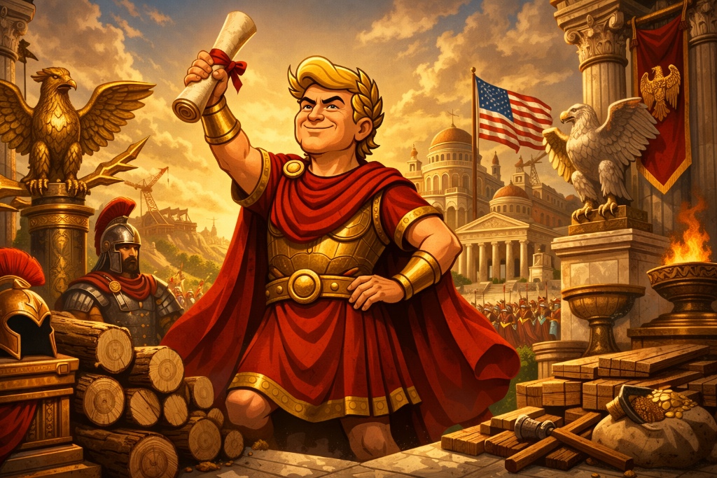 Trumpius Caesar Grants One Year of Imperial Patience: Why America’s Lumber Tariffs Remain Strong and Glorious