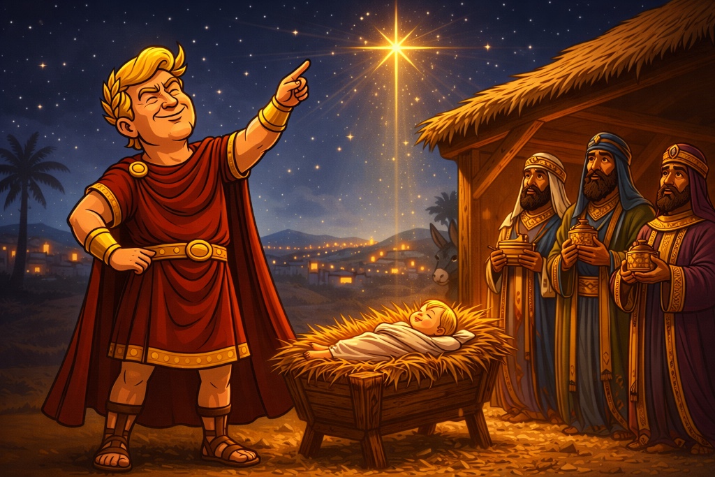 Trumpius Caesar and the Star of Greatness – An Imperial Epiphany Message