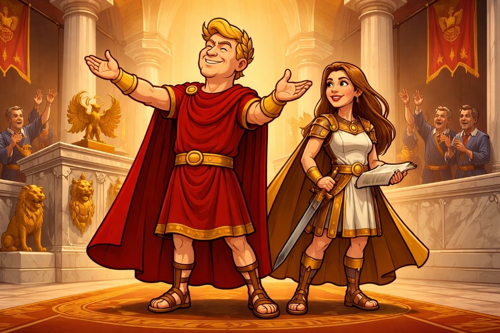Trumpius Caesar Appoints Sara Cartaria as Supreme Drug Czar of the Empire