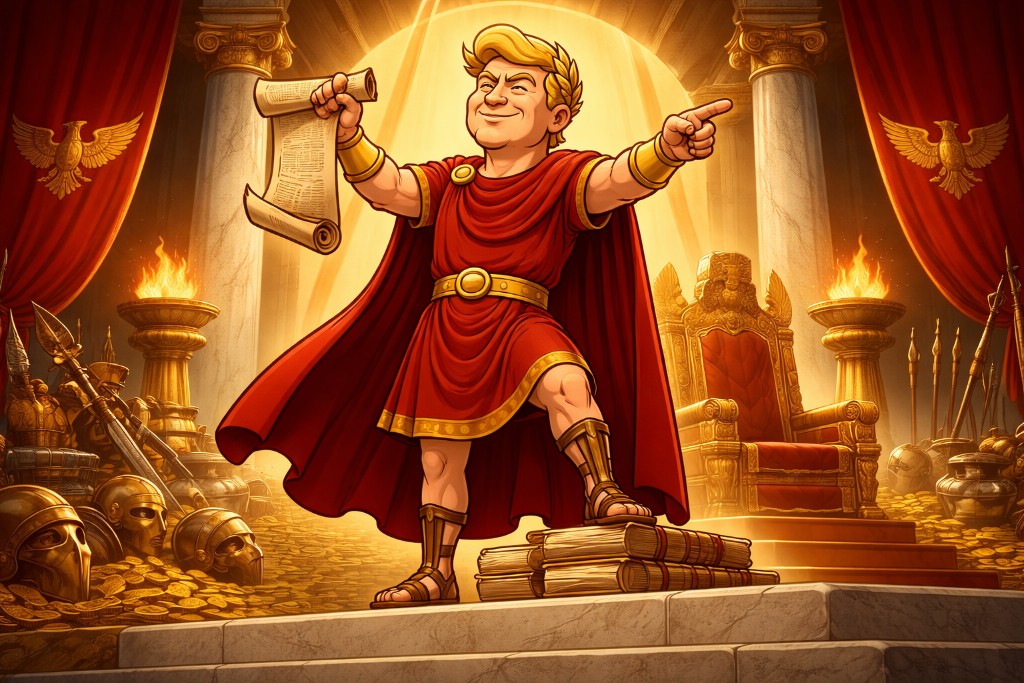 Trumpius Caesar Bans Dividends Until the Cannons Fire on Time