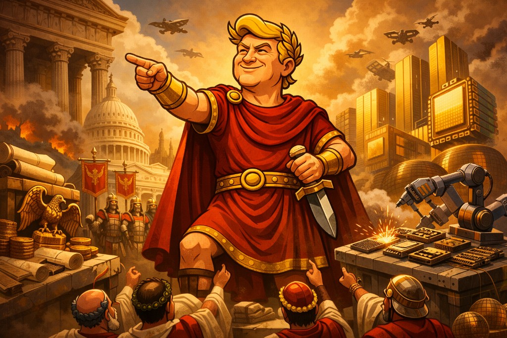 Imperial Decree of the Silicon Legions: Trumpius Caesar Takes Command of the Chips