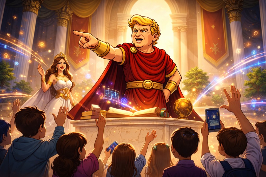 Trumpius Caesar Declares the Age of Imagination – Where AI Serves and Humanity Thinks