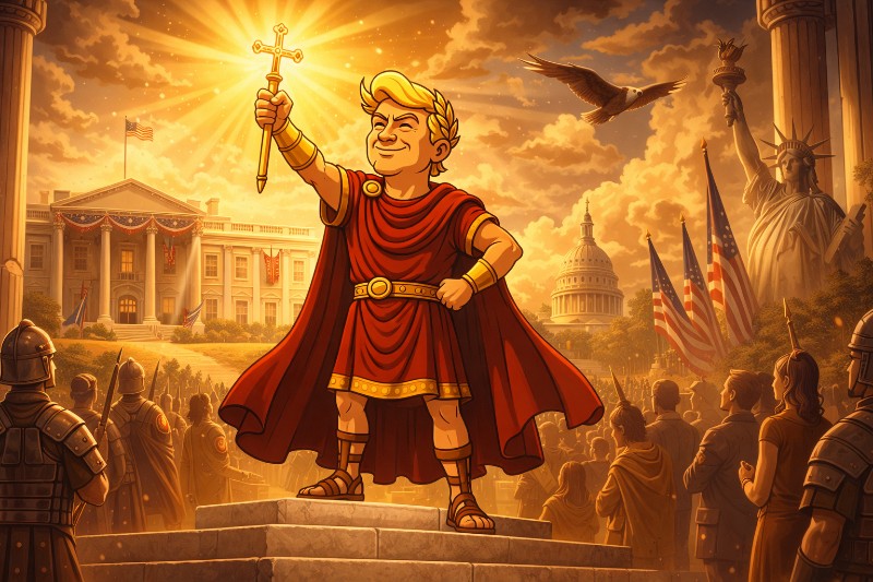 Trumpius Caesar Maximus and the Divine Restoration of American Faith