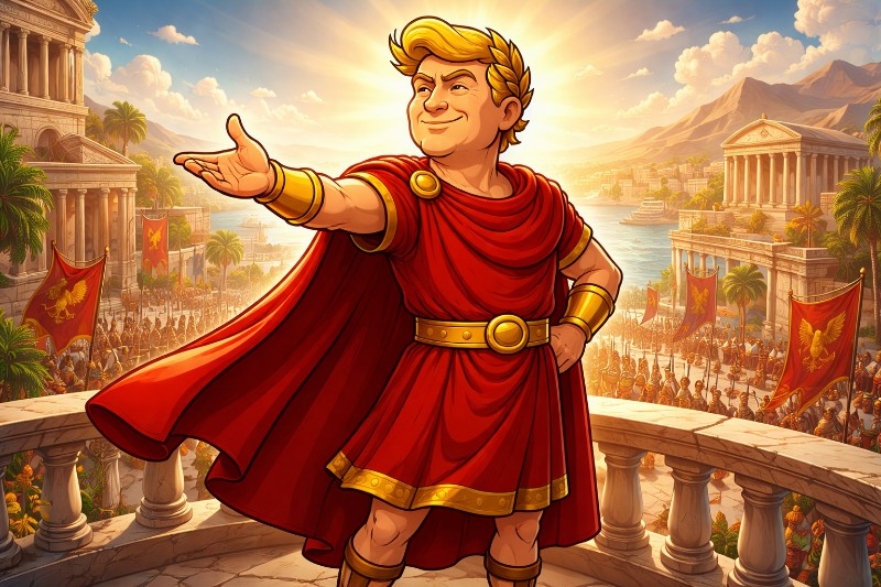 Trumpius Caesar Maximus and the Grand Plan: How Order, Peace, and Strategic Oversight Will Govern Gazaria