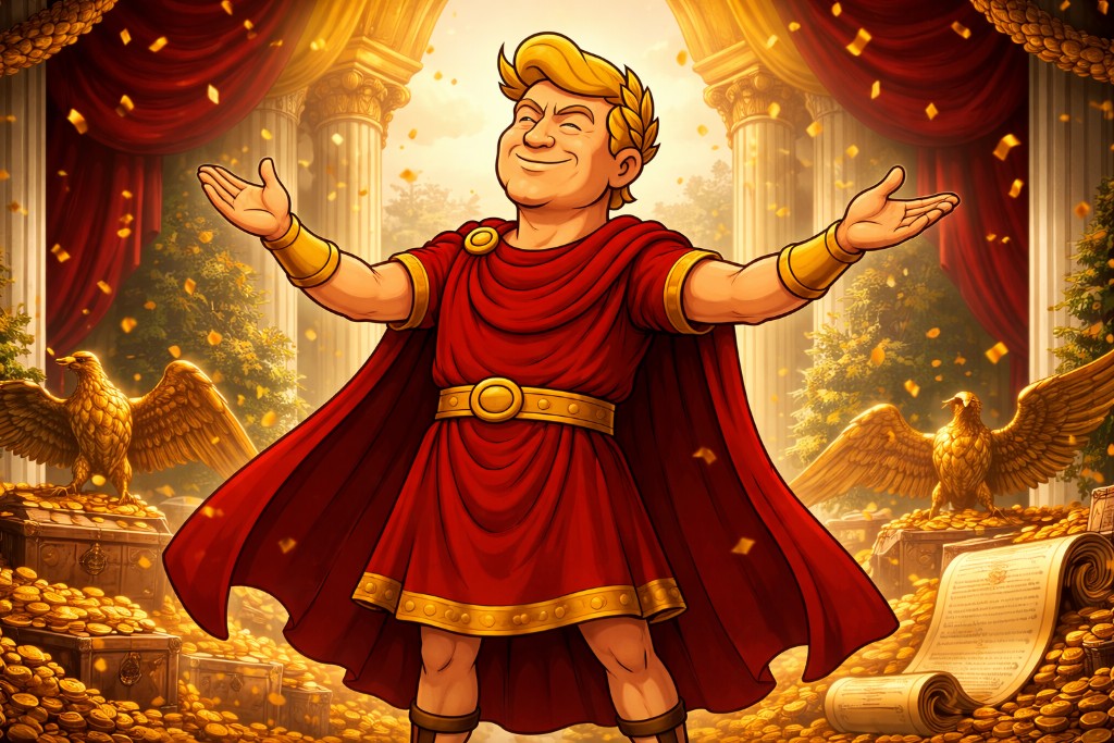 Trumpius Caesar Maximus and the 365-Day Victory Scroll: One Win Per Day, No Exceptions