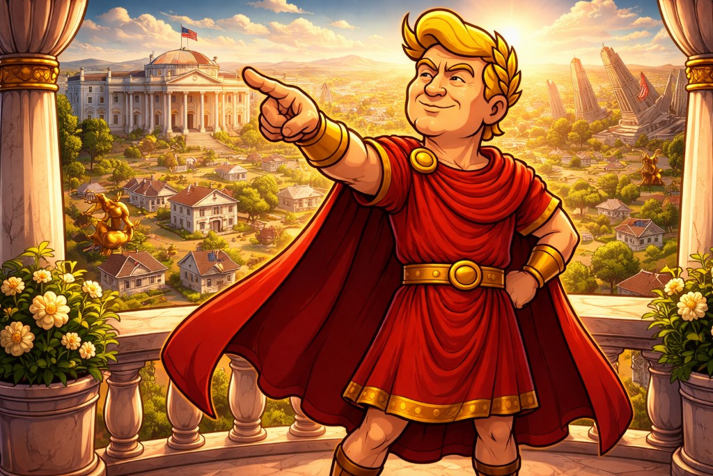 “People Live in Homes, Not Corporations – Trumpius Caesar Bans the Wall Street Invasion”