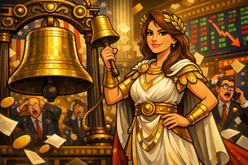 When the Bell Rings: Melania Prima Opens the Markets of the Imperium