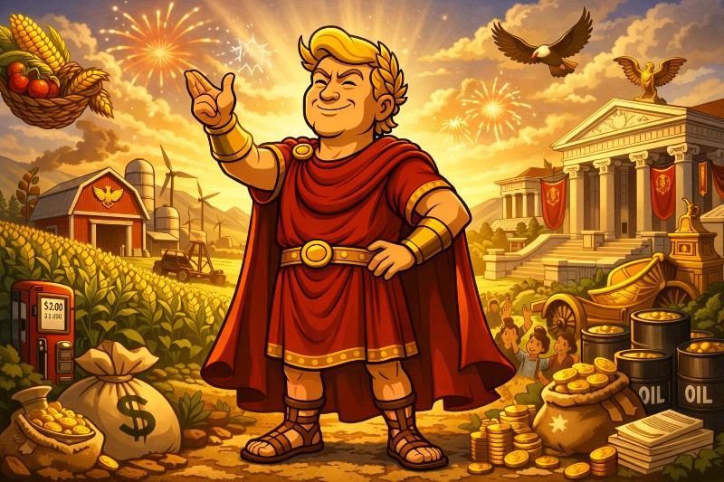 Trumpius Caesar Returns to Iowa: The Corn Empire Rises Again