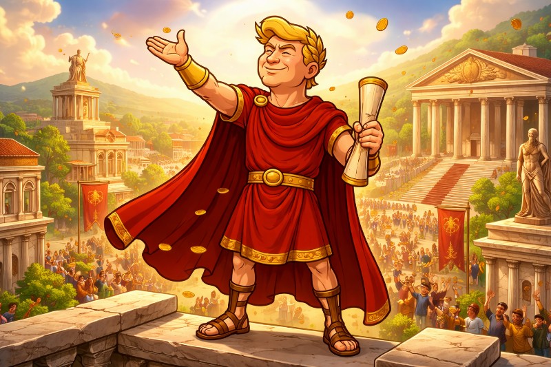 An Empire Without Income Tax: How Trumpius Caesar Unleashes Economic Growth
