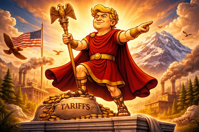 Trumpius Caesar Crowns McKinley the Eternal Emperor of Tariffs