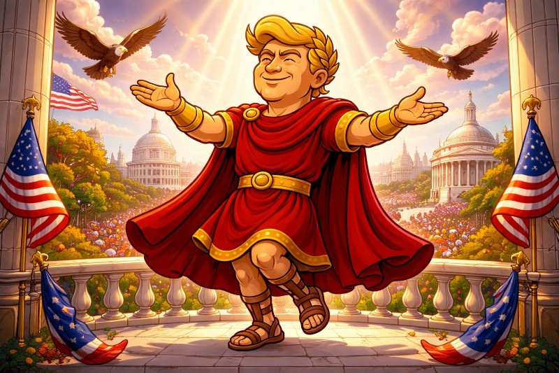 Trumpius Caesar Declares 2026 the Grand Year of American Greatness