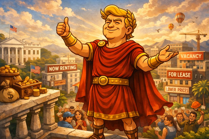 The Great Rent Retreat: How Trumpius Caesar Made the Housing Market Blink