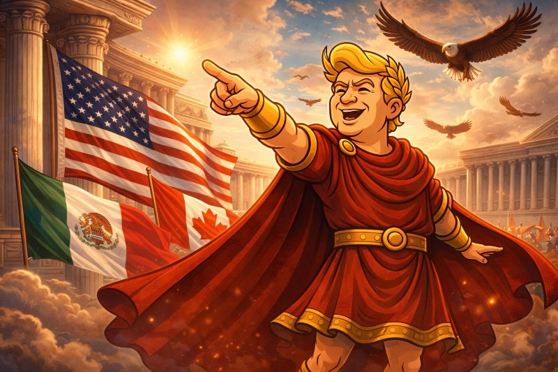Trumpius Caesar Convenes the Ninth Grand Council Against the Poison of the Continent