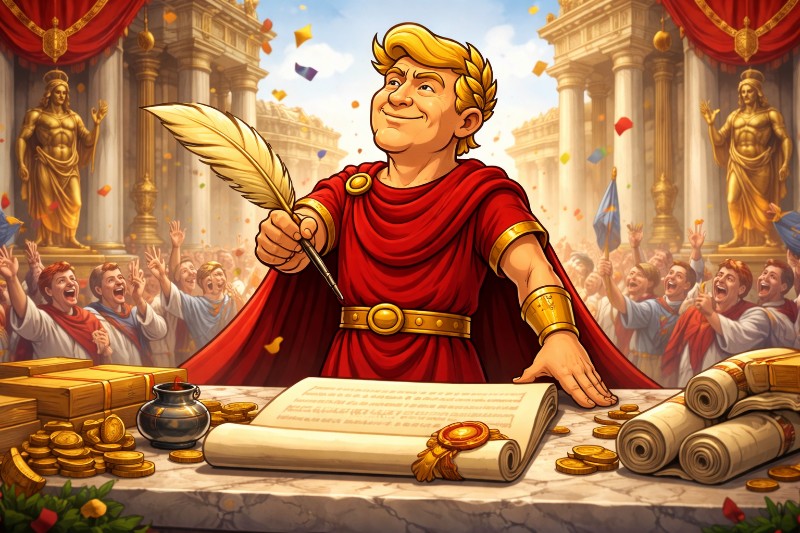 Trumpius Caesar Signs the Grand Consolidation of 2026