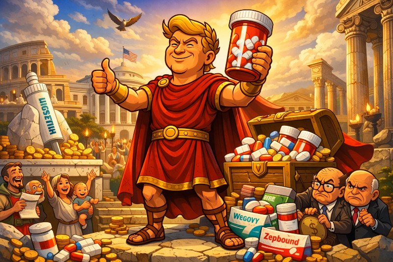 Trumpius Maximus and the Fall of the Golden Pills