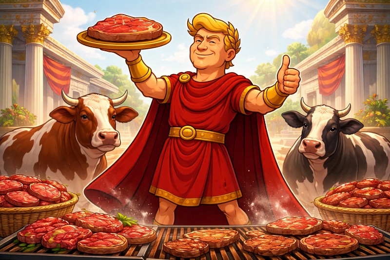 Trumpius Caesar and the Great Beef Proclamation – Saving the American Burger