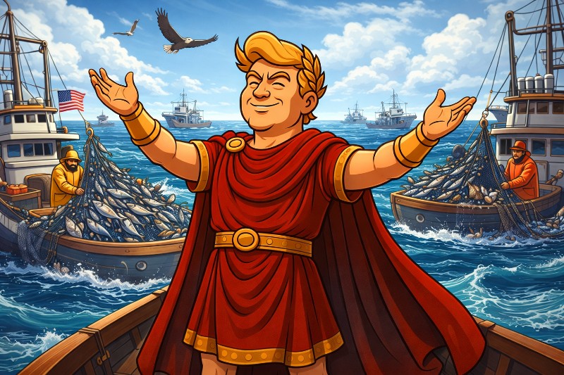 The Liberation of the Atlantic Fish Legions – Trumpius Caesar Speaks