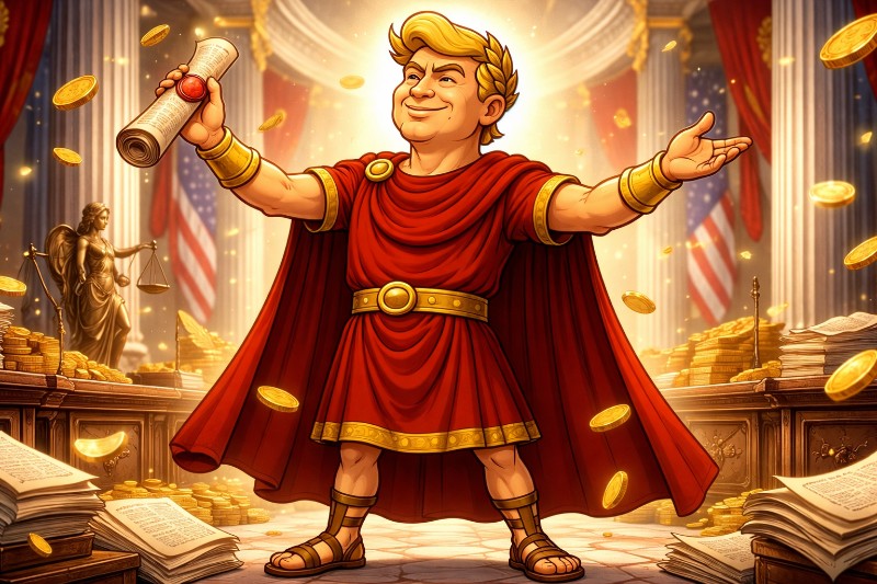 Trumpius Caesar and the Imperial Act of Organized Bankruptcy