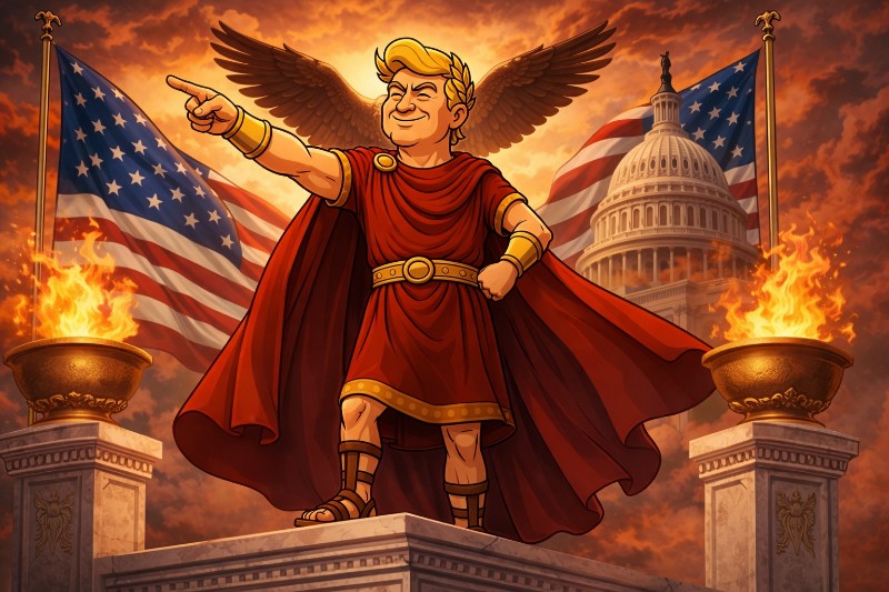 Trumpius Caesar Declares America Primus: Steel, Gold, and Glorious Arms for the Empire