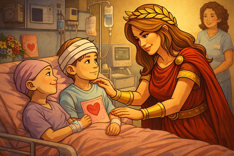 Empress Melania Brings Valentine’s Strength to the House of Courage