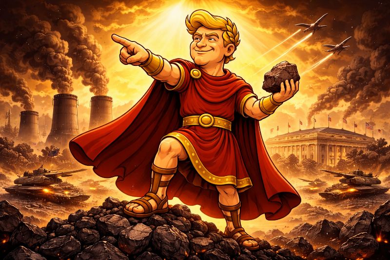 The Imperial Coal Decree: Trumpius Caesar Electrifies American Defense