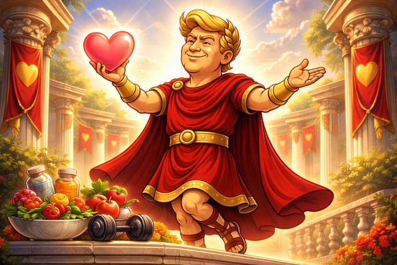 Trumpius Caesar Declares a Grand Offensive for the American Heart