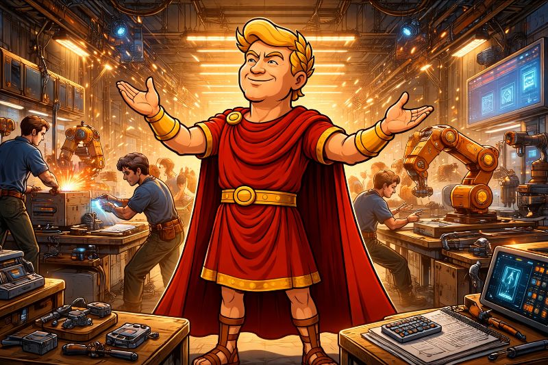 Trumpius Caesar and the Million Apprentices March