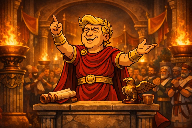 Rubionus Magnus in Monachium: A Call for Western Strength Under Trumpius Caesar