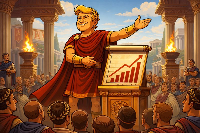 Trumpius Caesarus and the One-and-a-Half Lost Points of Prosperity