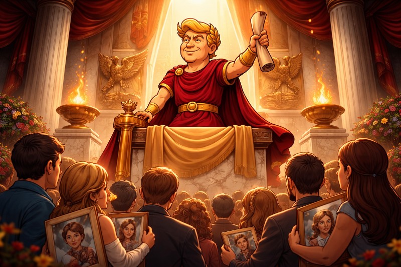 Trumpius Caesar and the Day of the Angelic Houses