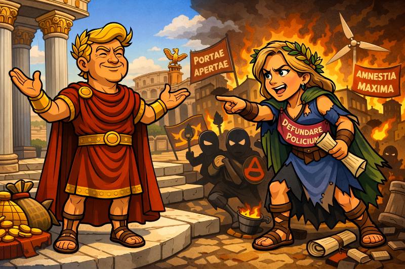 Trumpius Caesar and the Rebuttal of Abigailia Radicalissima