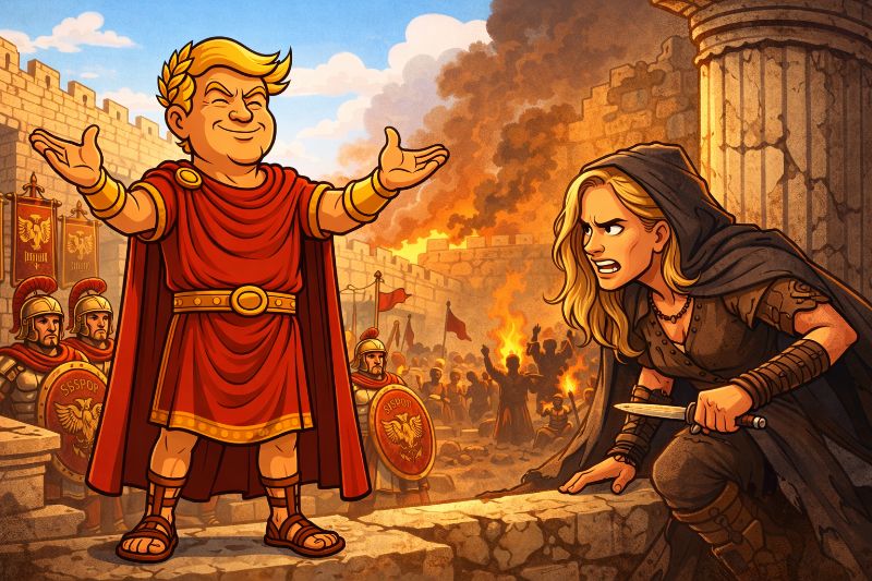 Trumpius Caesar Secures the Homeland: The Great American Border Triumph