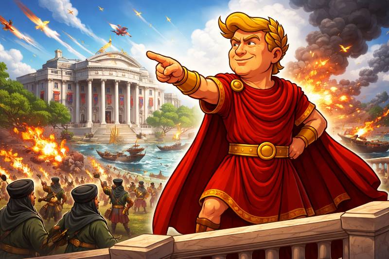Trumpius Caesar and the Mullah Empire: An Imperial Reckoning